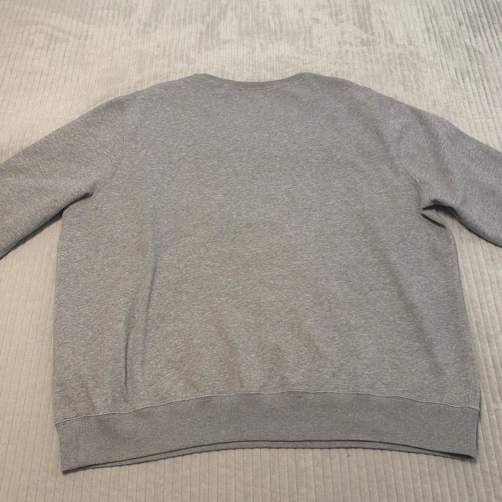 Polo Ralph Lauren Men's 2XL Gray Crewneck Pullover Polo Bear Ski Sweatshirt